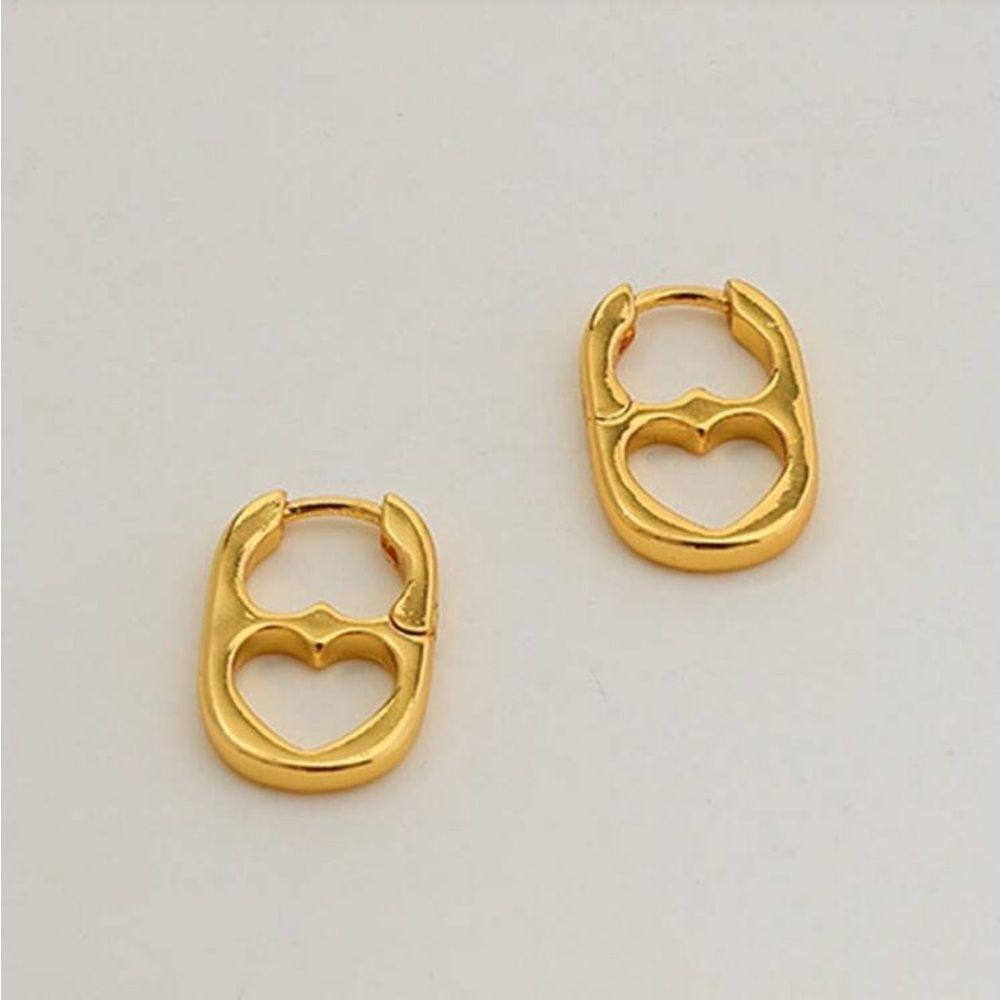 Heart hoop Earrings N1600